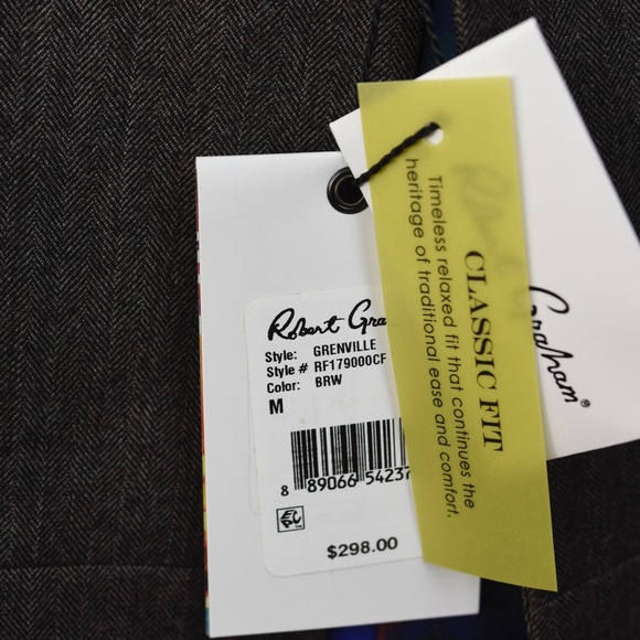 NWT Classic Fit Robert Graham Vest Size M - Picture 3 of 5